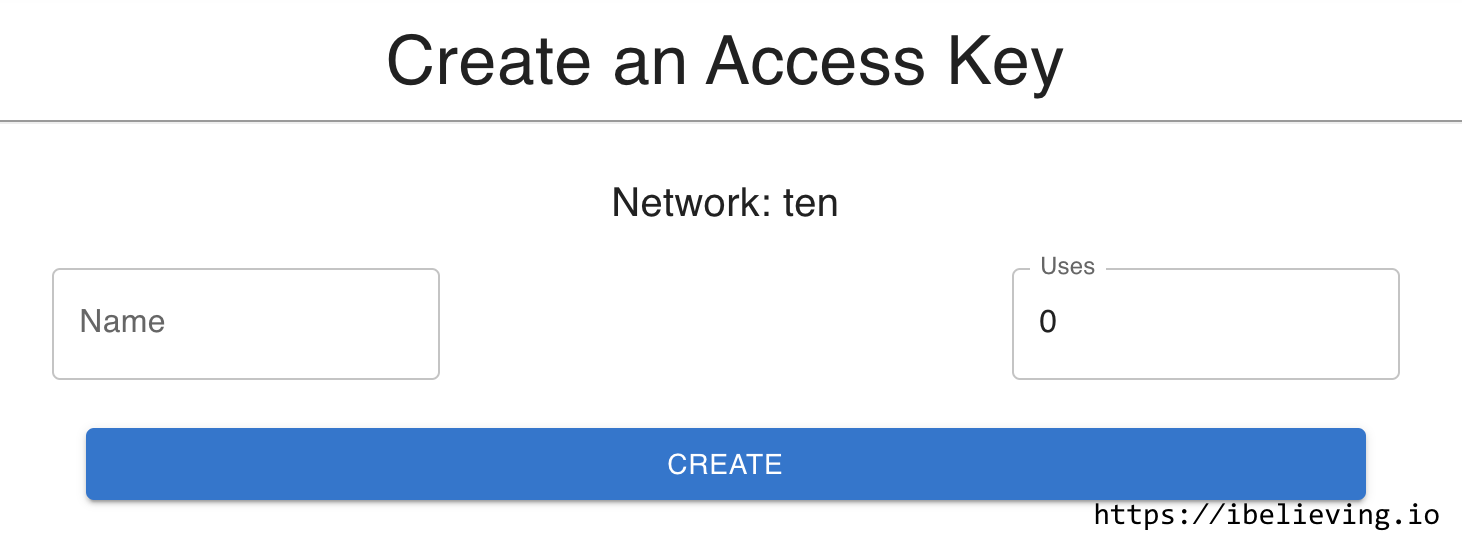 Create Key