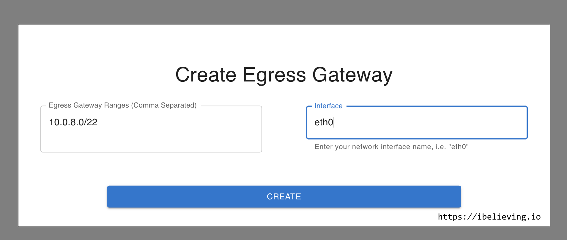 Egress GateWay